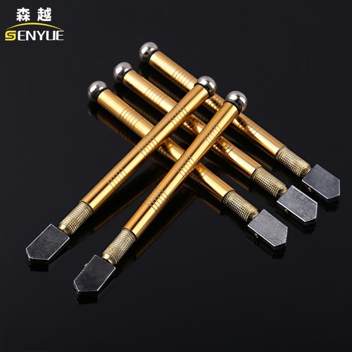 厂家批发滚轮玻璃刀 金属笔杆金刚石玻璃刀 玻璃切割工具